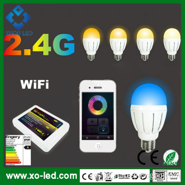 6W RGB WiFi Remote Control SMD LED Intelligent Bulb Light